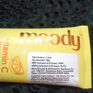 Moody VIitamin C Moisturiser And Face Mask Combo