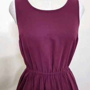 Maroon Dress