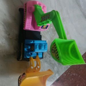 Playing Dummy JCB Toy