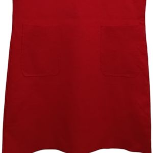 Red Dungree Dress