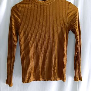 ribbed mustard top