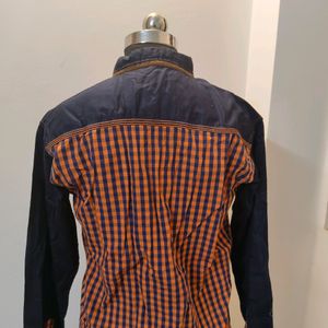 Orange Full Shirt Men's