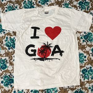 I Love GOA T-SHIRT For Daily Wear