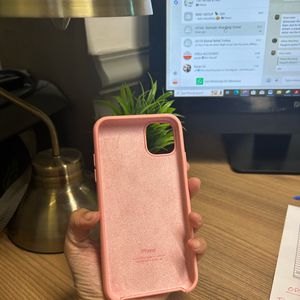 Soft Silicone Pink Iphone 11 Case