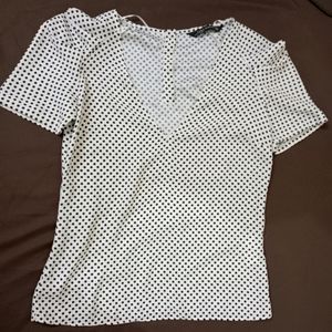 Zara Polka Dot Top