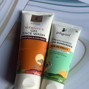 Pilgrim Face Wash & Sunscreen