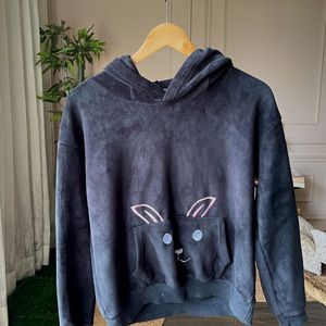 Cute Velvet Hoodie