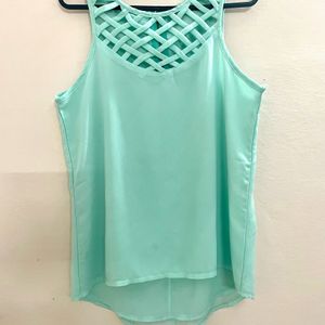 Pastel Green Sleeveless Top