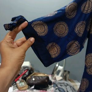 Blue Up And Down Kurti