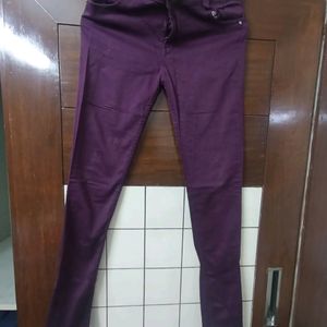 Purple Soft Cotton Pant