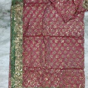 Party Wear Sequin Saree