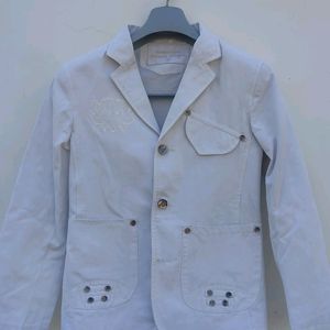 White Party Wear Blazer