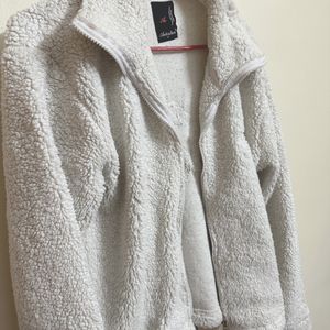 White Winter Fur Jacket