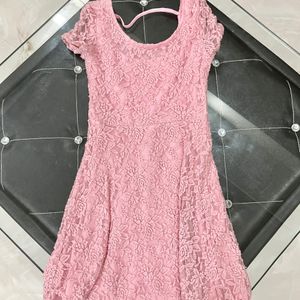 Pink lace Dress