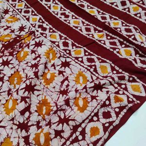 Beautiful Handblock printed Cotton Sarees 🥻