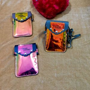 Brand New Holographic mobile Sling Bags