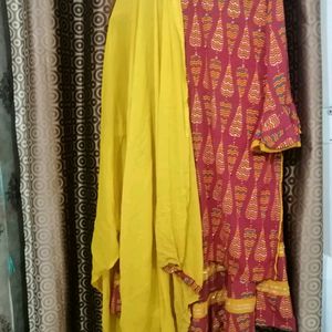 Sharara Kurti Set With Dupatta