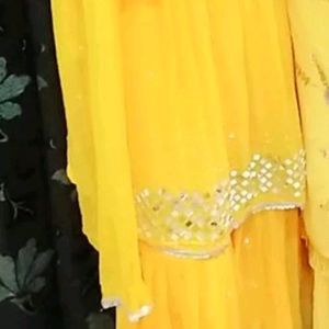 Haldi Kurta With Garara