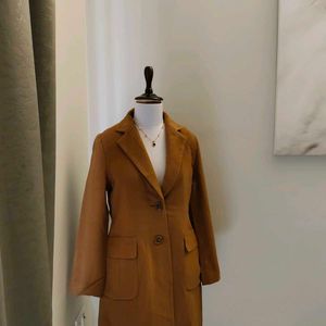 Solid Brown Overcoat