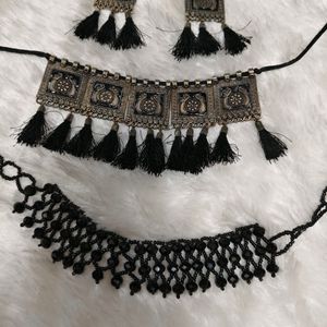 Elegant Oxidized Jewelry Set 2 Piece