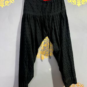 Black Cotton Suit With Chickenkari Thread Work