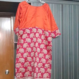 Customized Boat Neck Kurta 42 Bust