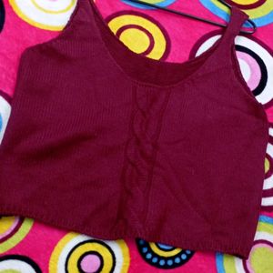 Urbanic Style Knitted Crop Top