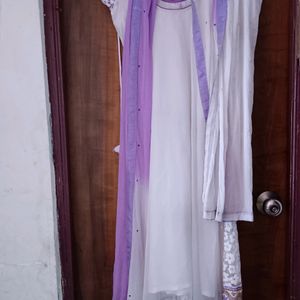 A-line Kurta & Dupatta Set