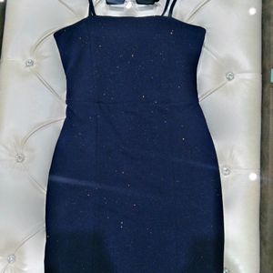 a blue mini bodycon dress from TRENDS