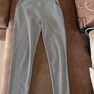 Formal White Printed Pants (30cm)