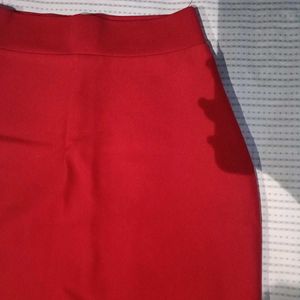 Trendy Red Skirt