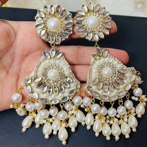 Fancy Party Wear Long Size Have Earrings