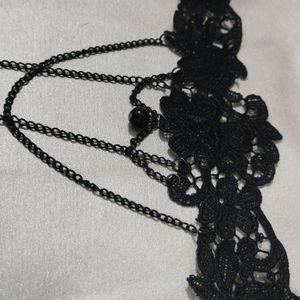 Unique Black Lace Choker