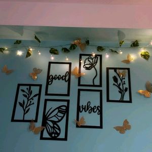 6 Wodden Wall Decor