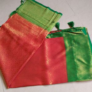 New Silk Saree With Blouse