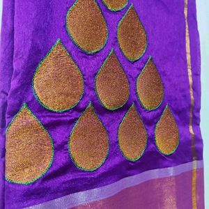 Purple Saree