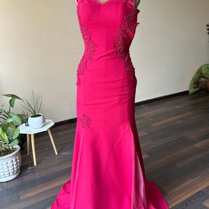 Gorgeous Pink Embellished Dress (Bust:32-33)