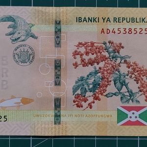 Burundi 500 francs Top Rare Banknote