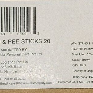 STAND & PEE STICKS BY TMC