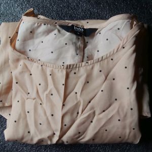 Nude Polka Dots Shirt