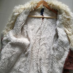 Women Suede Fur Jacket