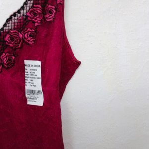 Trendy New Red Wine Sexy Top For Women