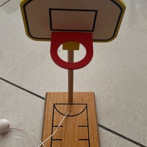 Wooden Mini Desktop  Basketball 🏀