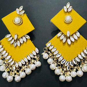 Fancy Party Wear Have Long Size Earrings