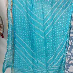 Blue Dupatta For Occasions