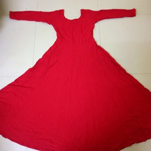 Red Anarkali Suit