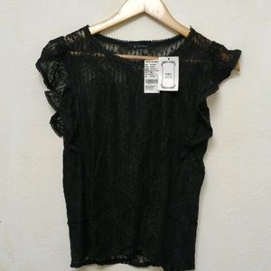 Trendy New Black Top For Women