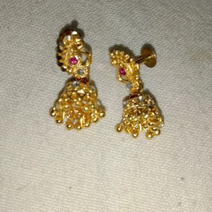 Gold Traditional Earrings