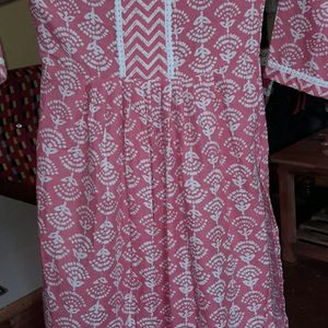 Light Pink Naira Cut Kurta Set