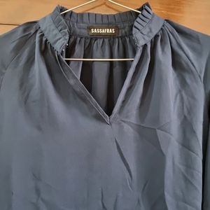 Blue Formal Top